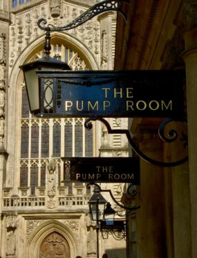 Vakantie in Bath en Somerset: de Pump Room in Bath