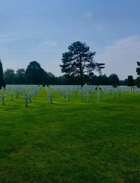 Vakantie in Normandië: American War Cemetery in Colleville-sur-Mer
