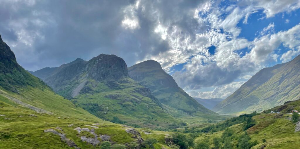 De Three Sisters in Glen Coe