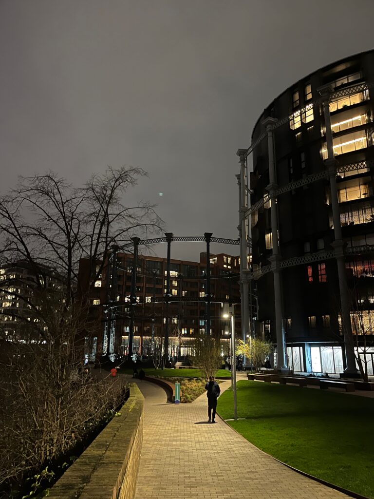 London Canal Walk: De Gasholders en Gasholder Park