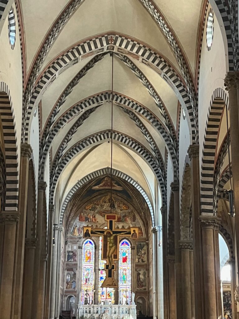 Blik richting het koor