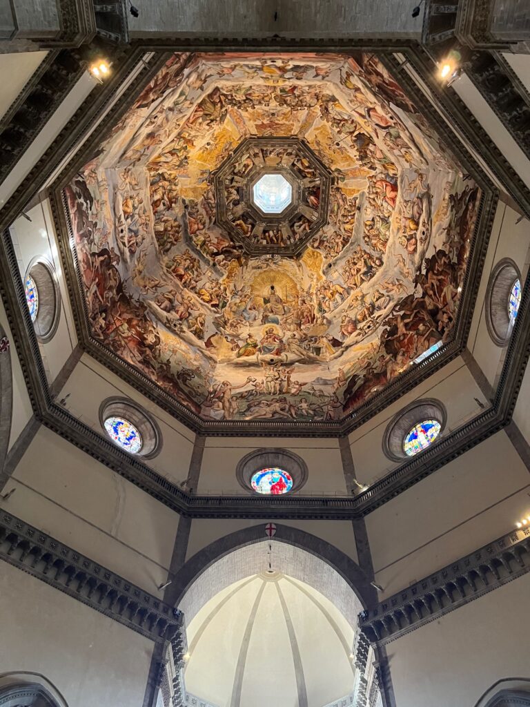 6 highlights van Florence: De koepel met het fresco van Vasari van de begane grond bekeken