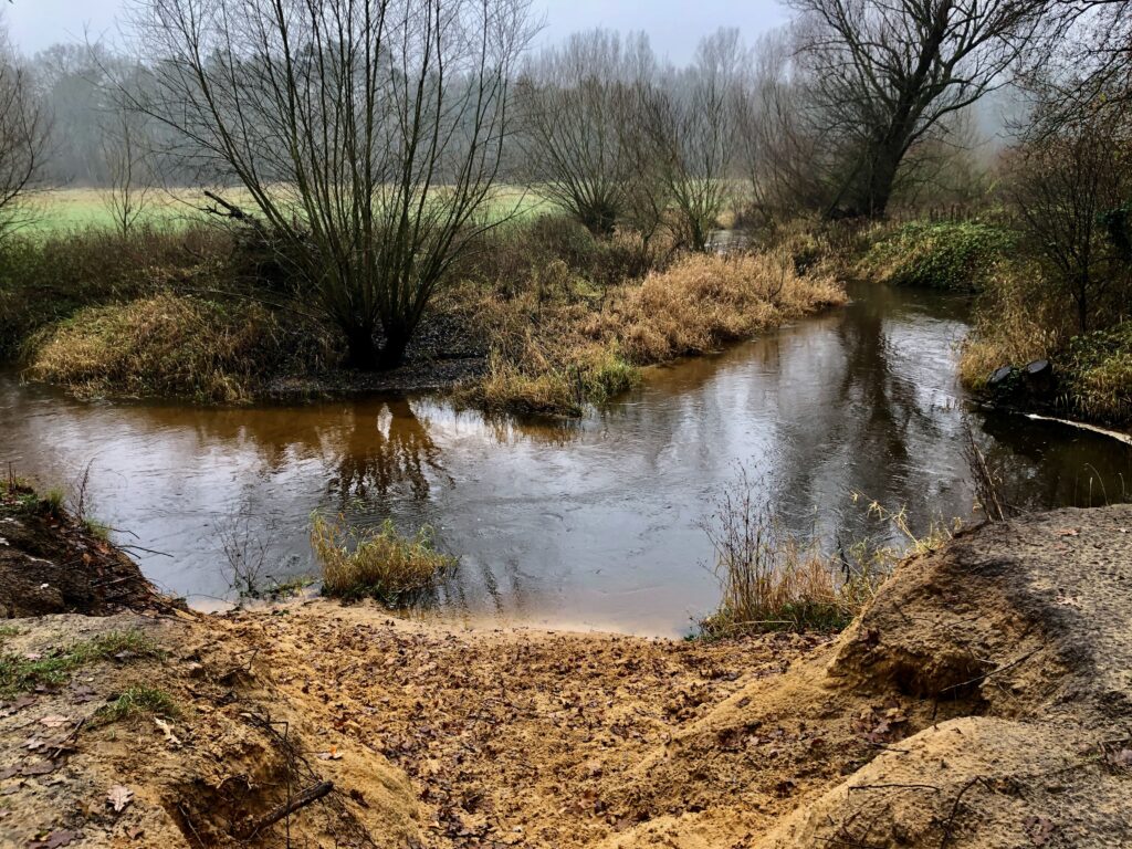 De Dinkel draait door het Lutterzand