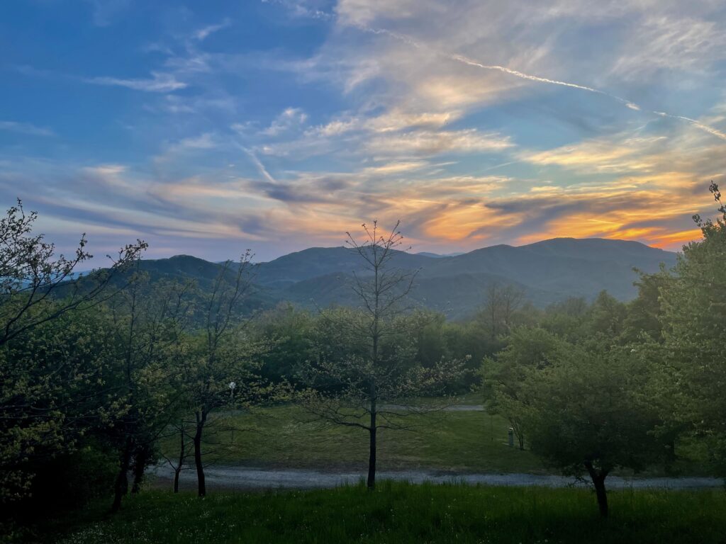 6 highlights van Florence: Uitzicht op de zonsondergang vanaf Camping La Futa