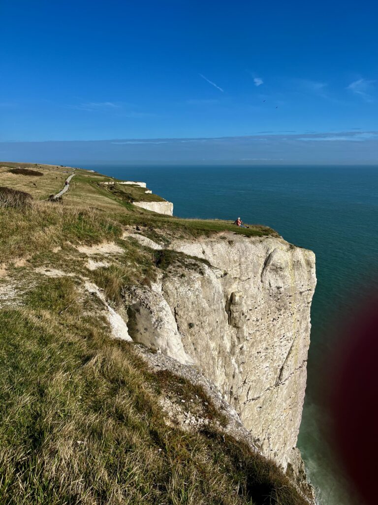 Zicht op de White Cliffs van Dover