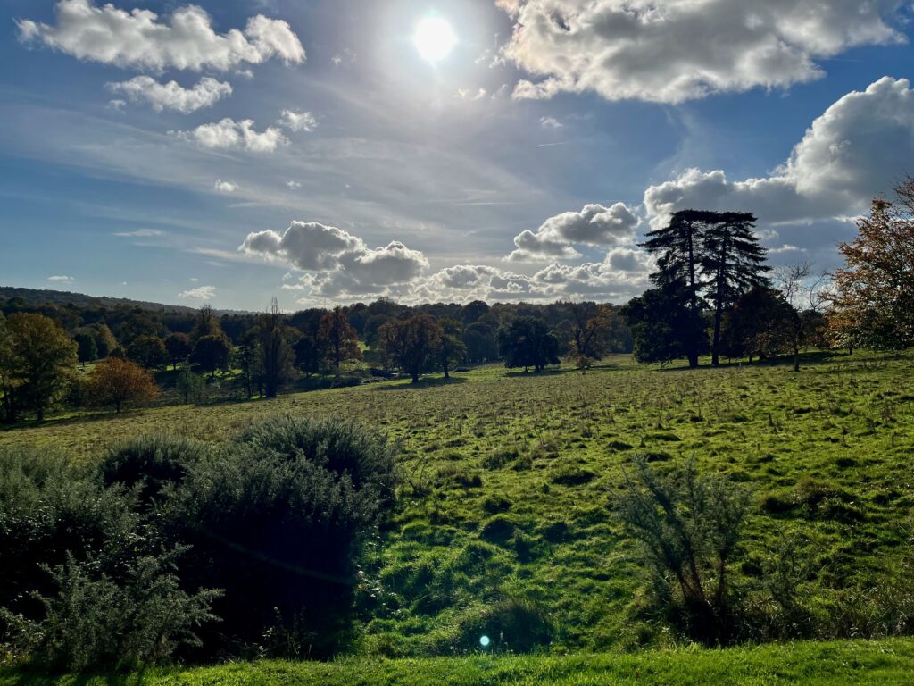 Bezienswaardigheden in East-Sussex en Kent: Typisch landschap van de High Weald bij Scotney Castle