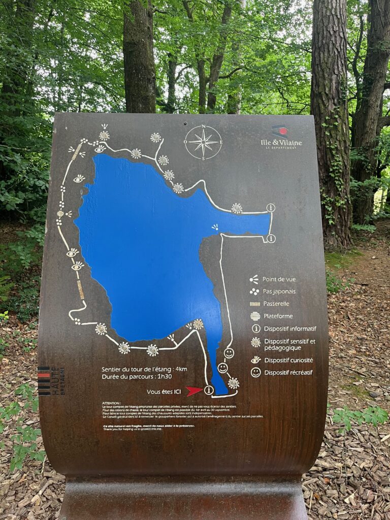 De wandeling rondom het Étang de Paimpont