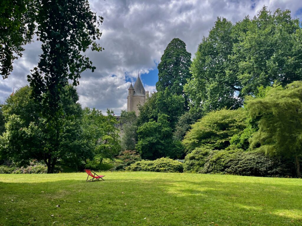 Het Parc à l’anglaise van het kasteel van Josselin
