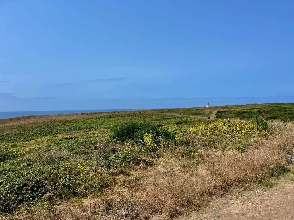 Uitzicht vanaf het uitzichtpunt bij de parkeerplaats van Pointe du Raz