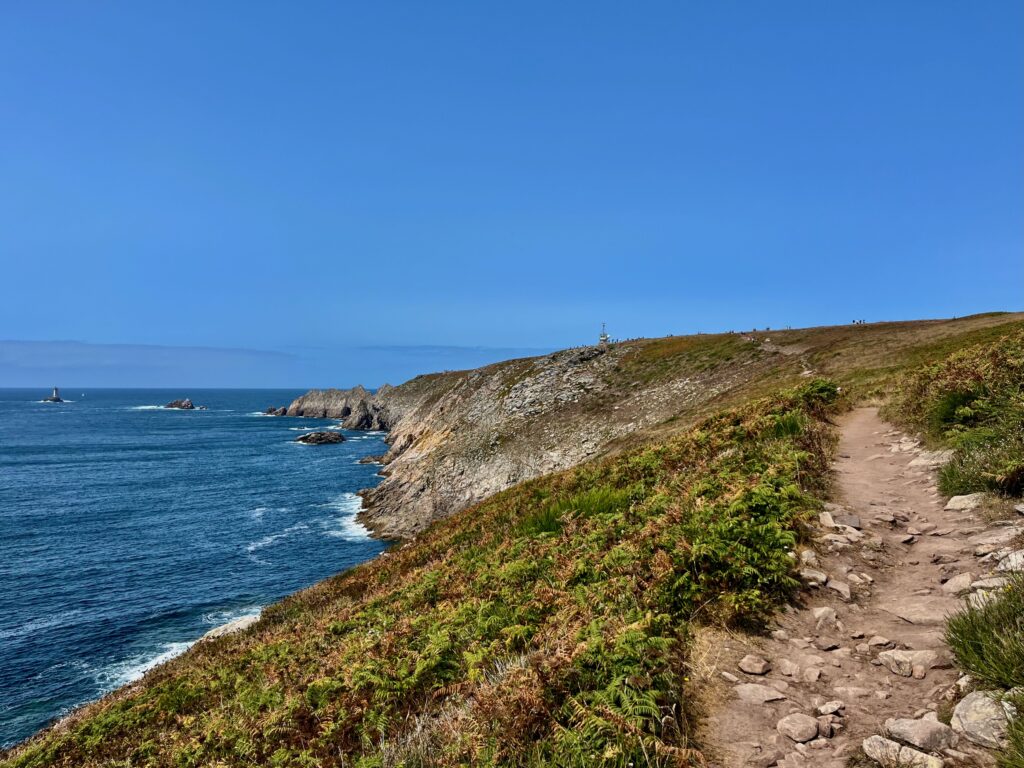 Eerste zicht op de Pointe du Raz