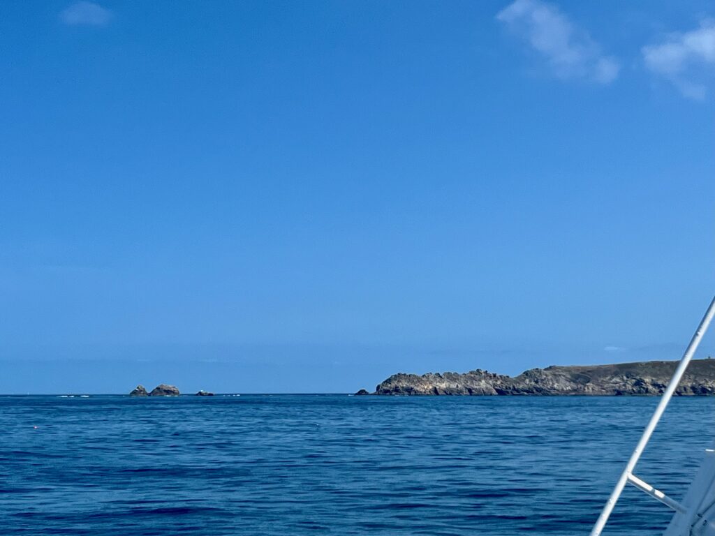 Pointe du Raz vanaf de boot naar Île-de-Sein
