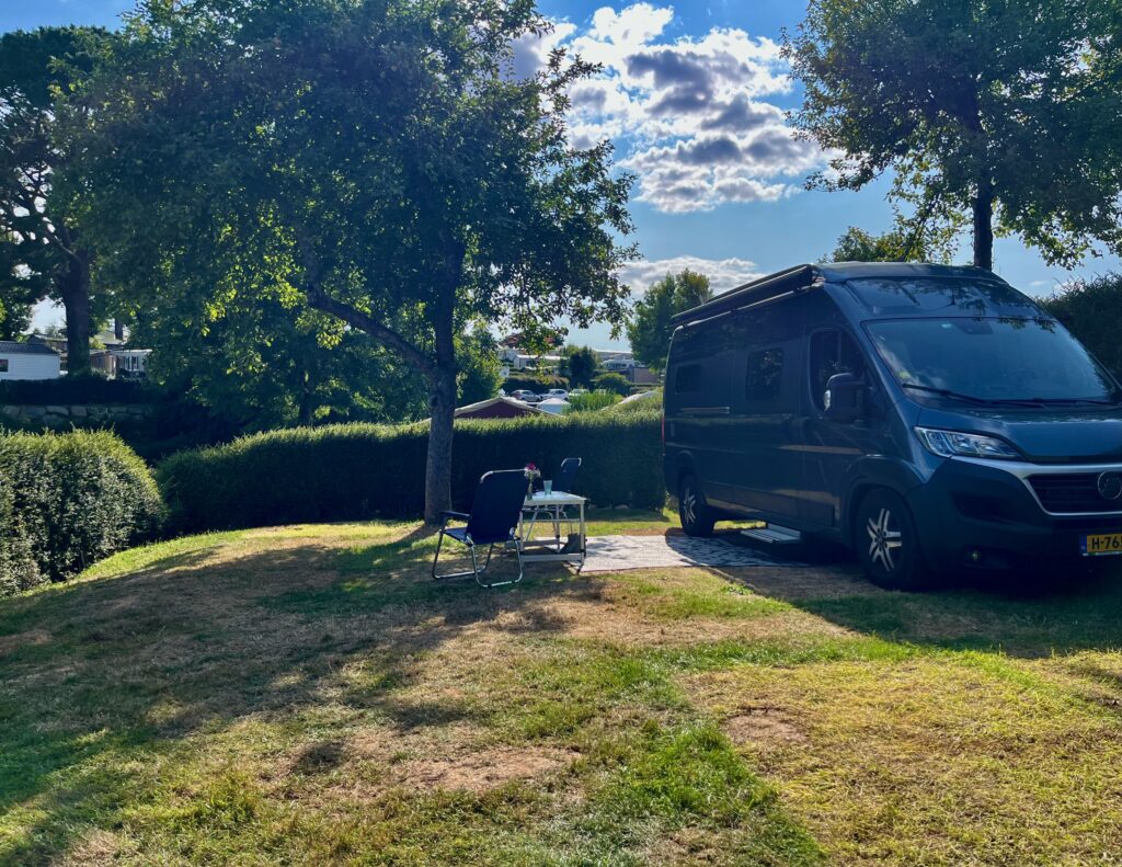 Onze plek op Camping Keranterec