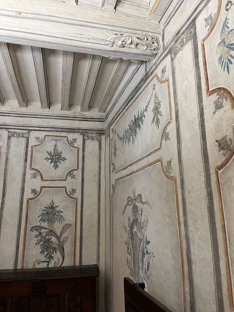 Details van het gebouw waar het museum in zit