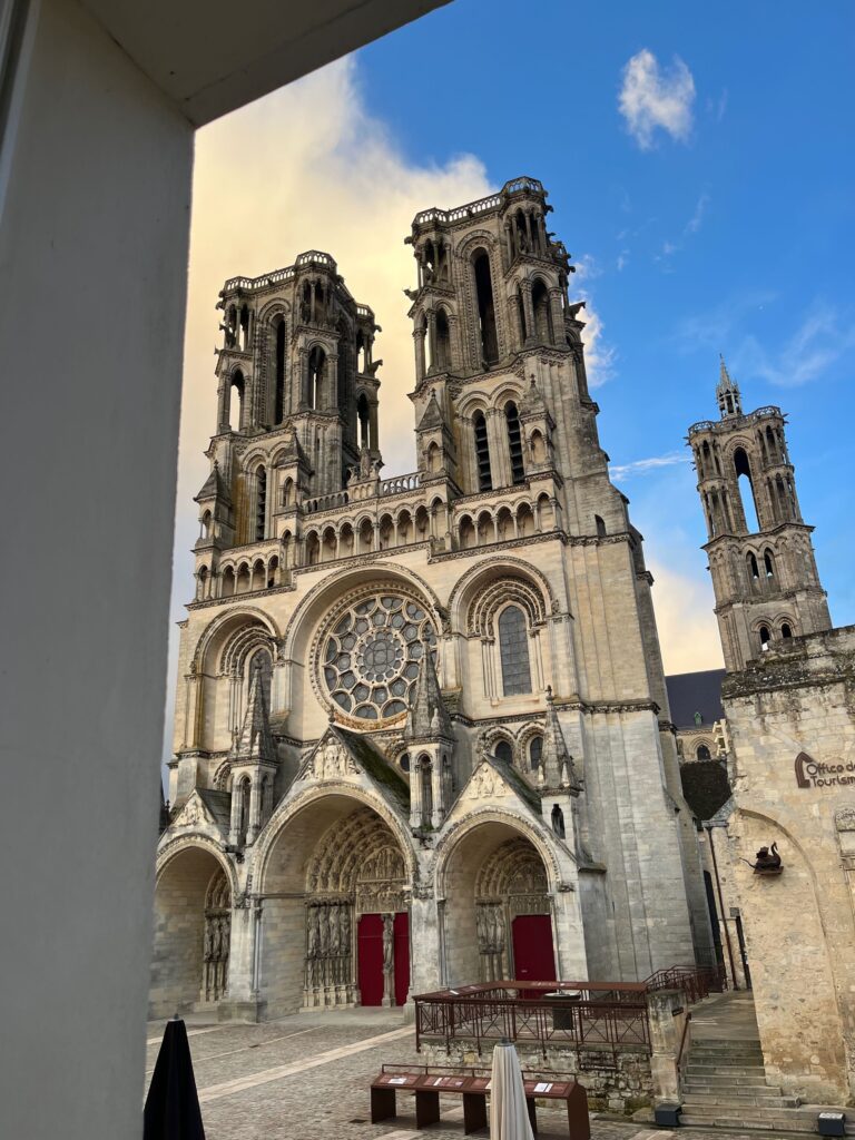 Uitzicht vanuit onze hotelkamer in de ochtend