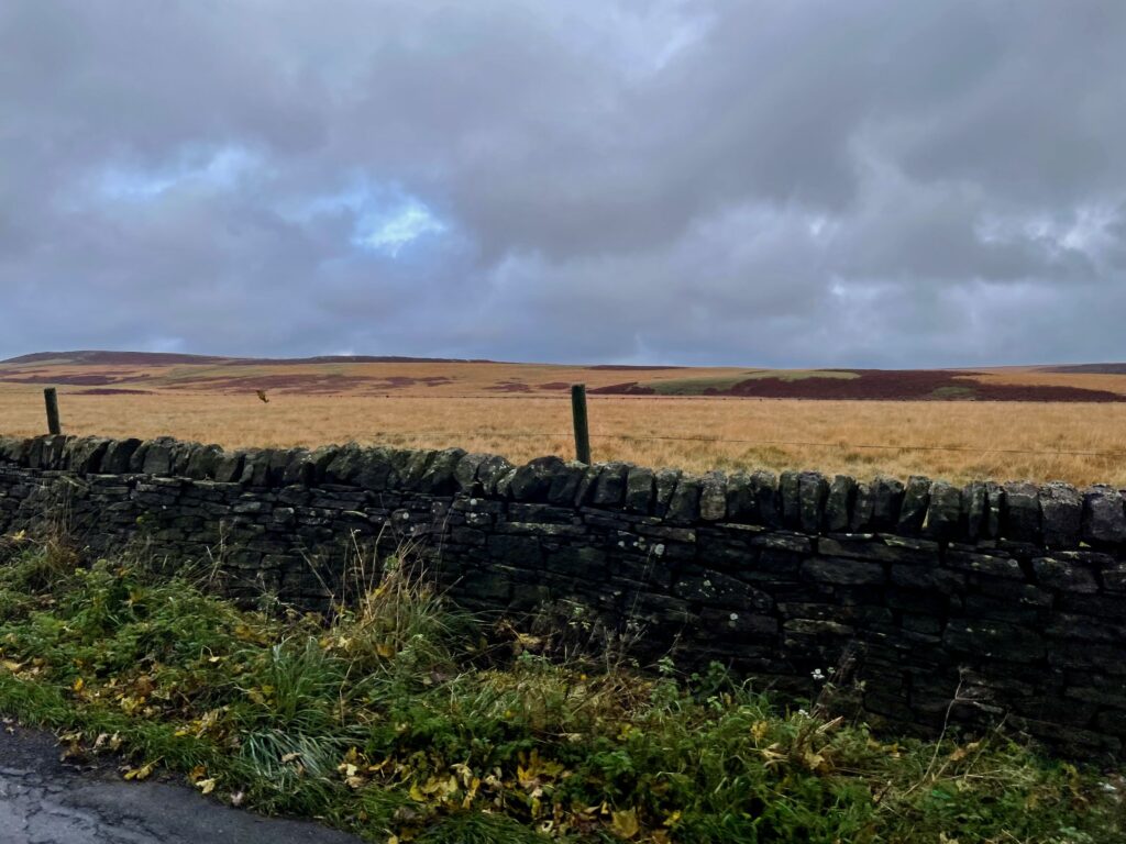 Derbyshire Moors langs Clodhall Lane