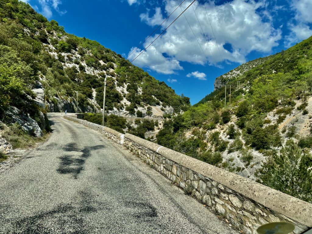 Richting de Gorges d'Aulan via de D359